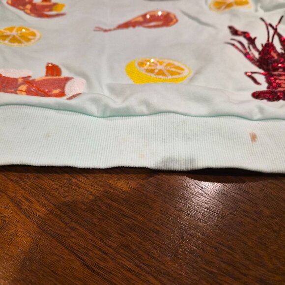 Queen of Sparkles Queen of Seafood Sweatshirt - Picture 6 of 6